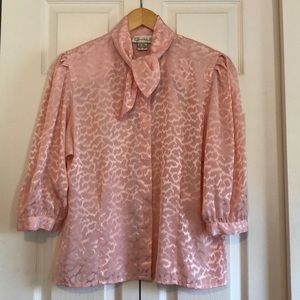Chaus blouse - pale pink shimmer - Size 12